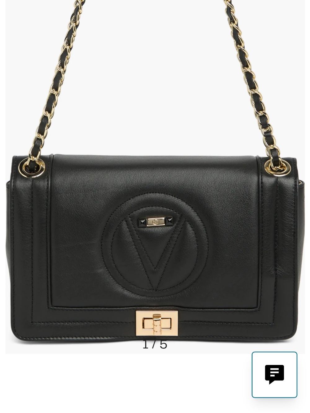 NWT Valentino by Mario Valentino Alice Signature Shoulder Bag.